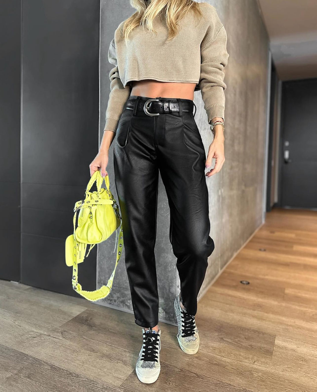 Leather Pants MomFit